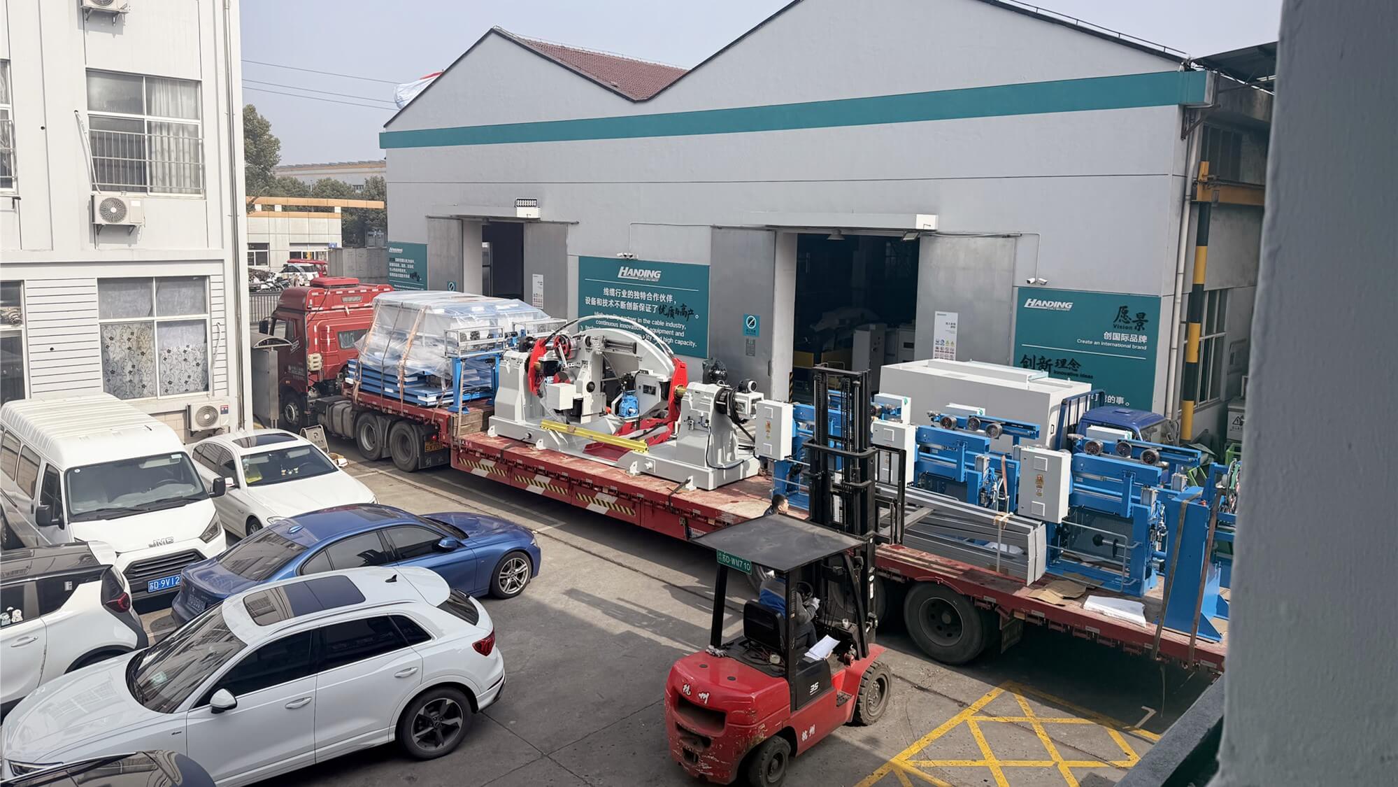 漢鼎 DTE-1250D 型束絞機(jī)出貨